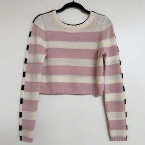 Solid & Striped June Cropped Sweater Size Medium